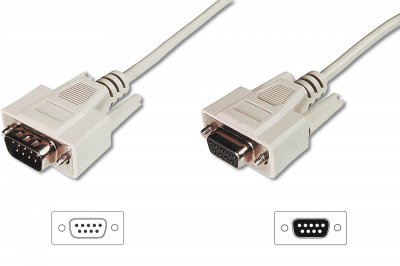 DIGITUS ASSMANN D-Sub9 Rallonge de transfert de donn&eacute;es 5 m