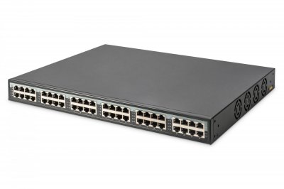 DIGITUS Assmann  injecteur gigabit poe +, 24 ports noir