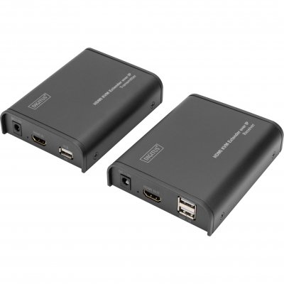DIGITUS Assmann  pro hdmi kvm extender over ip set (DS-55202)