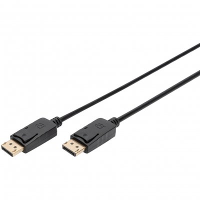 DIGITUS Assmann Displayport Connection Cable 3 M Noir