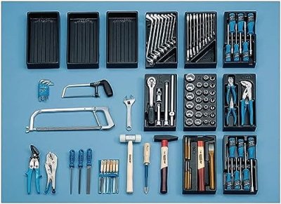 GEDORE Assortiment d'outils S1400 g 100 pi&egrave;ces modules d'insertion - 