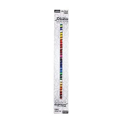 PEBEO Assortiment de peintures acryliques - 40 couleurs, 20ml