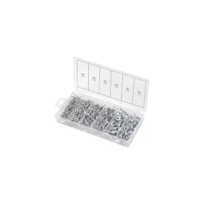 KS TOOLS Assortiment de rivets  - acier - 400 pcs - 970.0150 970.0150
