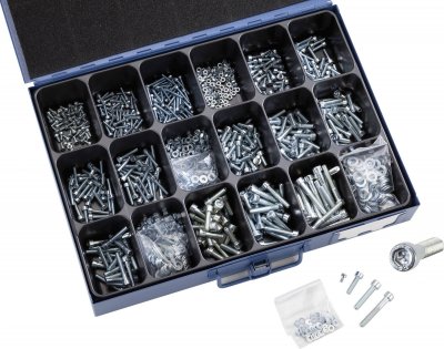 N.A. Assortiment de vis &agrave; t&ecirc;te hexagonale 18013