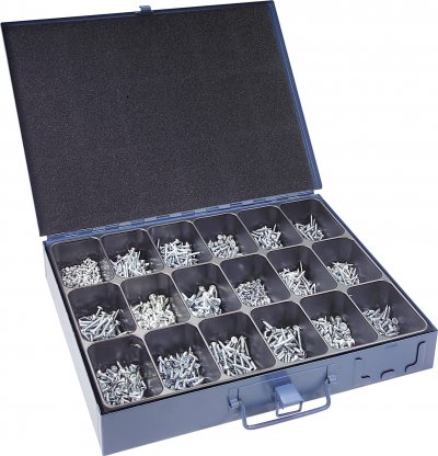 N.A. Assortiment de vis &agrave; t&ocirc;le 1675 pi&egrave;ces C20828