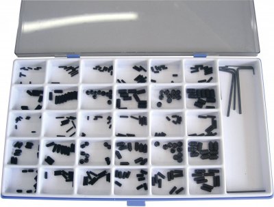 TOOLCRAFT Assortiment de vis sans t&ecirc;te N/A  13150-De acier 306 pc(s)