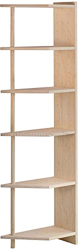 ASTIGARRAGA Etag&egrave;re d'angle en pin Brut Gala 6 tablettes