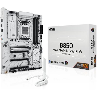 ASUS  B850 MAX GAMING WIFI W AMD B850 Emplacement AM5 ATX - Neuf