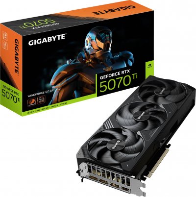 GIGABYTE ASUS - Carte graphique interne -  GeForce RTX 5070 Ti WINDFORCE OC SFF 16G 