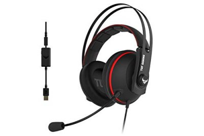ASUS  casque tuf h7 rouge