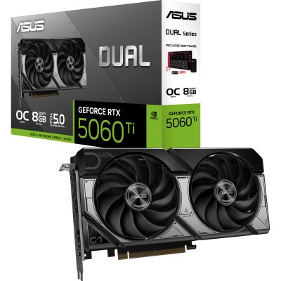 ASUS  DUAL GeForce RTX 5060 Ti 8GB GDDR7 OC Edition 