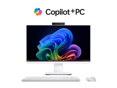 ASUS  ExpertCenter P600 AiO PM640KA-WPC026X 23.8"" AMD Ryzen AI 7 32 Blanc 1 To
