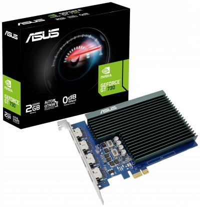 ASUS  GT730-4H-SL-2GD5 - carte graphique - GF GT 730 - 2 Go