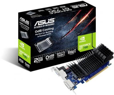 ASUS  GT730-SL-2GD5-BRK carte graphique - GF GT 730 - 2 Go 