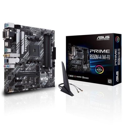 ASUS  PRIME B550M-A (WI-FI) Socket AM4 Micro ATX AMD B550