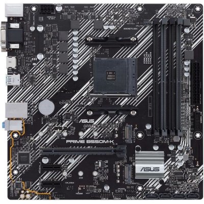 ASUS  Prime B550M K Carte M&egrave;re AMD AM4 128Go DDR4 3200MHz Micro ATX Noir