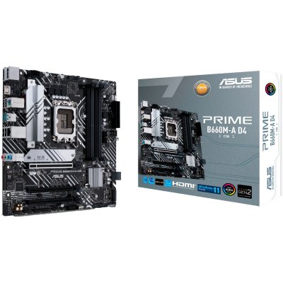 ASUS  PRIME B660M-A D4-CSM Intel B660 LGA 1700 micro ATX
