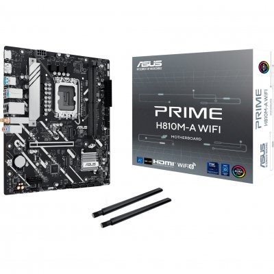 ASUS  PRIME H810M-A Scheda Madre Micro ATX LGA 1851 DDR5 Wi-Fi per PC