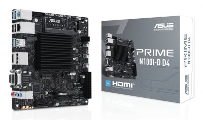 ASUS  PRIME N100I-D D4 NA (CPU int&eacute;gr&eacute;) mini ITX