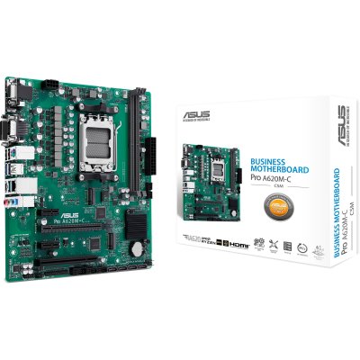 ASUS  PRO A620M-C-CSM AMD A620 Emplacement AM5 micro ATX
