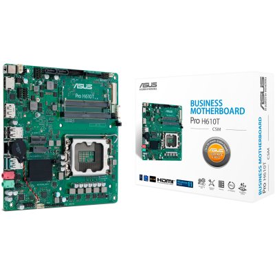 ASUS  pro h610t-csm intel h610 lga 1700 mini itx 90MB1G60-M0EAYC