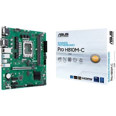 ASUS  PRO H810M-C-CSM Intel H810 LGA 1851 (Socket V1) micro ATX - Neuf