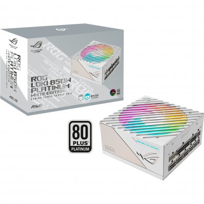ASUS  ROG Loki SFX-L 850W White - 80 Plus Platinum - Modulaire