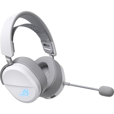 ASUS  ROG Pelta White - Casque Gaming sans Fil - connectivit&eacute; tri-Mode avec Speednova
