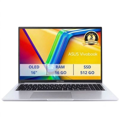 ASUS  VivoBook 16 OLED M1605 - Ryzen 5 150 - 16 Go - 512 Go SSD