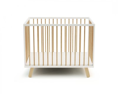 AT4  - parc b&eacute;b&eacute; pirate en bois blanc et h&ecirc;tre 80 x 100 cm