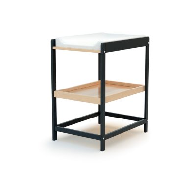 AT4  - Table &agrave; Langer CONFORT Gris Graphite et H&ecirc;tre verni