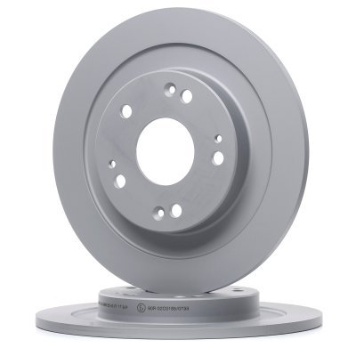 ATE  Jeu de 2 disques de frein 24.0110-0380.1 HONDA CIVIC