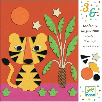 DJECO Atelier collages 3-6y douce nature 