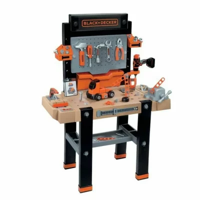 SMOBY Atelier de bricolage  Etabli Black + Decker &eacute;lectronique