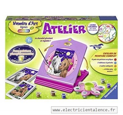 RAVENSBURGER Atelier Num&eacute;ro D'art Chevaux - Aucune