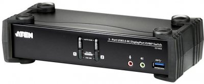 ATEN  2 Port USB 3.0 4 K DisplayPort KVMP