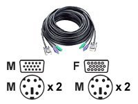 ATEN  2L-1010P/C - cable clavier / video / souris (KVM) - 10 m