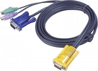 ATEN  2L-5202P - cable clavier / video / souris (KVM) - 1.8 m