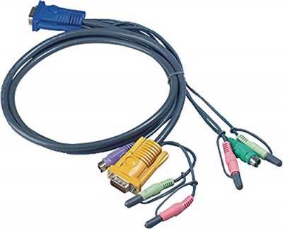 ATEN  2L-5303P/C Cordon PS2 pour CS1754/CS1758 3 m Noir