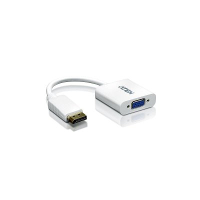 ATEN  Adaptateur VC925, DisplayPort vers VGA, Blanc
