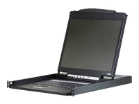 ATEN  CL1000N console KVM LCD 19' simple rail VGA/PS2+USB