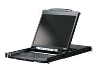 ATEN  CL5800 Console LCD 19 Dual Rail 1 port VGA/USB-PS2
