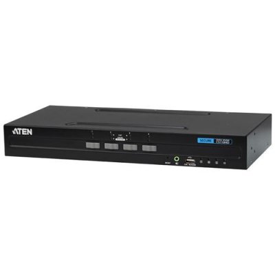 ATEN TECHNOLOGY ATEN CS1184D, commutateur KVM s&eacute;curis&eacute;, 4 ports, DVI, USB, audio