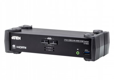 ATEN  CS1822 KVM HDMI 4K/USB 3.0 2 Ports + audio