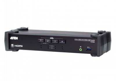 ATEN  CS1824 KVM HDMI 4K/USB 3.0 4 Ports + audio