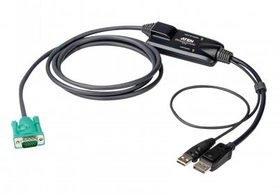 ATEN  CV190 Adaptateur DisplayPort/USB pour KVM &agrave; prise SPHD