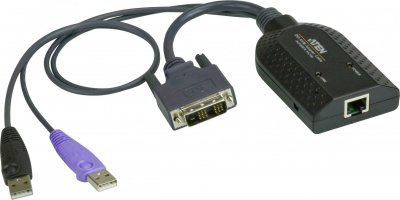 ATEN  KA7166 module KVM Cat5 DVI + USB virtual media