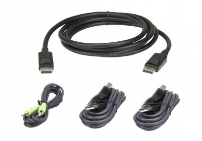 ATEN  - kit de cables clavier / video / souris (KVM) - Conformite TAA