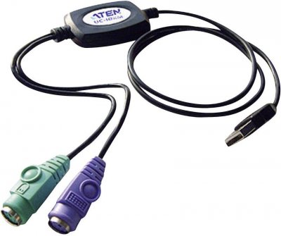 ATEN  UC10KM adaptateur USB pour clavier et souris PS2