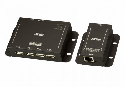 ATEN  UCE3250 Rallonge USB 4 Ports USB 2.0 Cat.5 (jusqu'&agrave; 50 m)